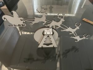 Read more about the article Rocking Santa Sleigh and Reindeers Gift